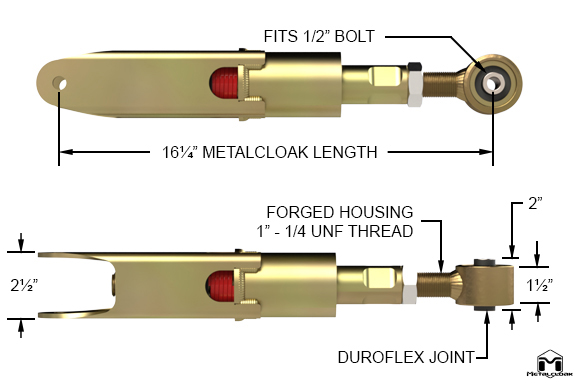 JK Wrangler Lock-N-Loak Control Arms
