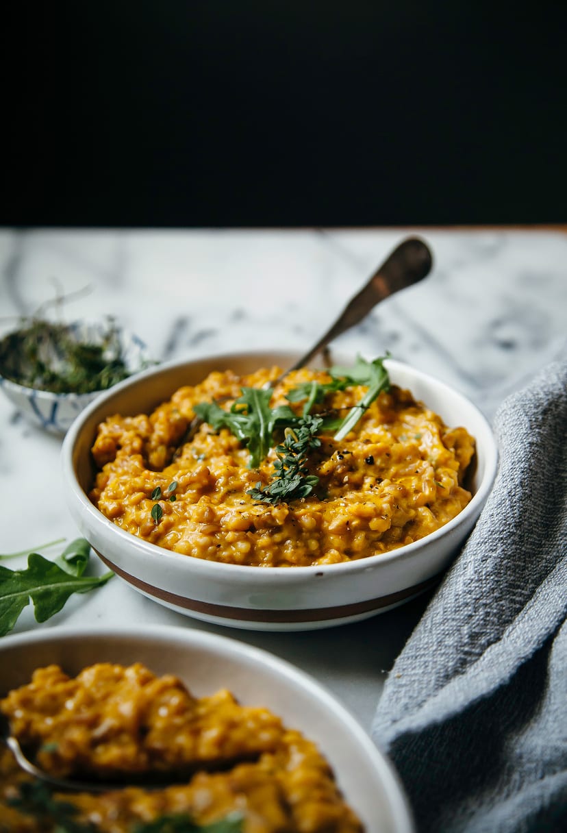 Farro risotto