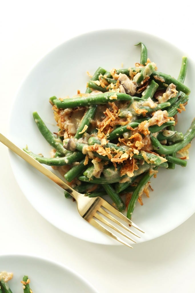 Vegan green bean casserole