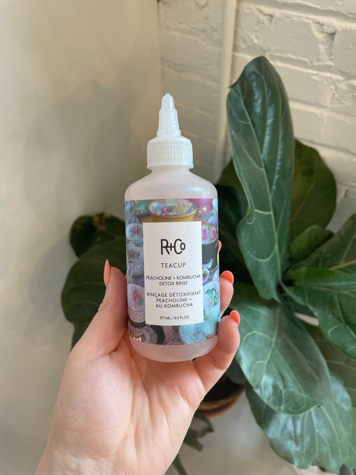 R+Co TEACUP Peacholine + Kombucha Rinse Review