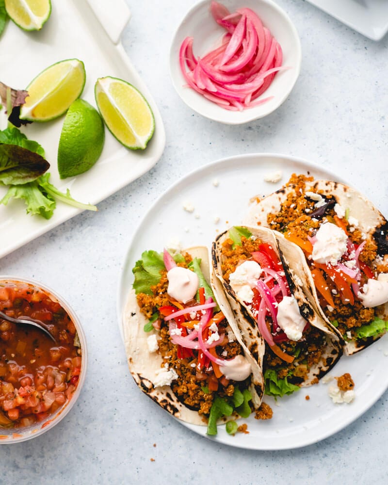 Quinoa tacos