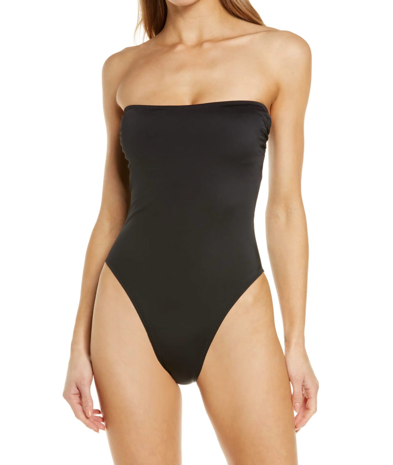 Norma Kamali Bishop Strapless One-Piece Swimsuit